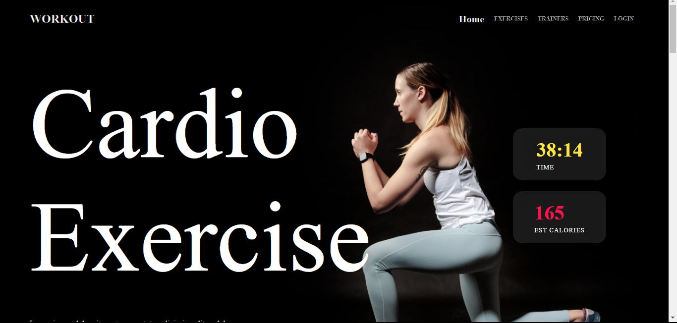 Fitness Tracking Application