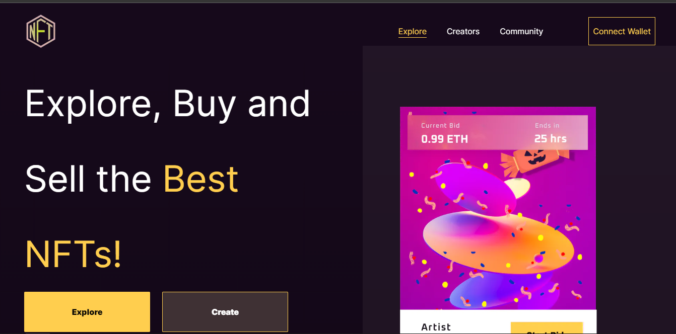 NFT Marketplace Interface